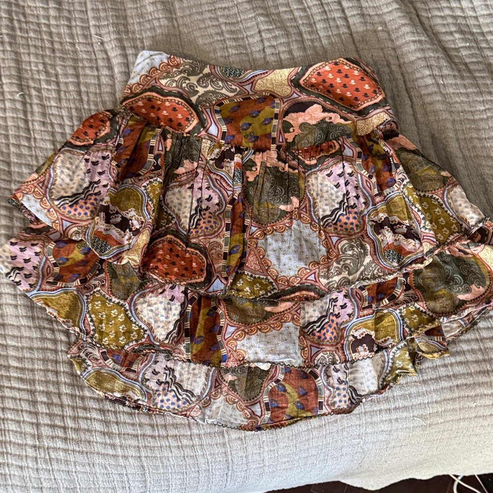 Chufy Multicolor Skater Skirt
